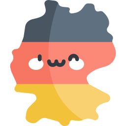 mapa de alemania icono