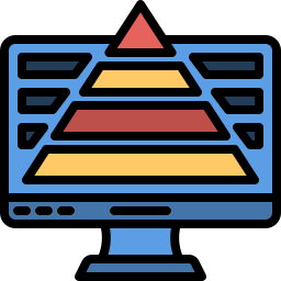 pyramide Icône