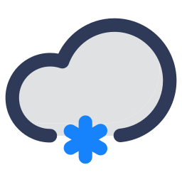 Snow cloud icon