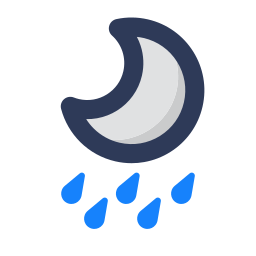nuit pluvieuse Icône
