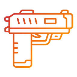 pistolet ogłuszający ikona