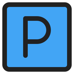 segno di parcheggio icona