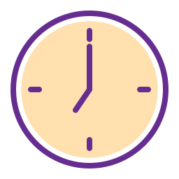 Wall clock icon