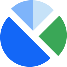 gráfico circular icono