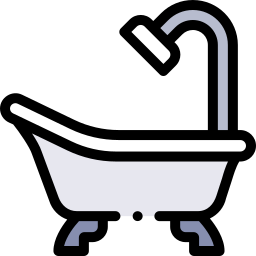 bañera icono