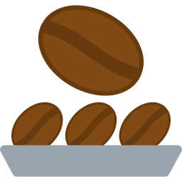 Coffee beans icon