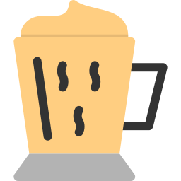 caffè latte icona