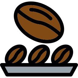 Coffee beans icon