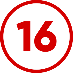 numero 16 icona