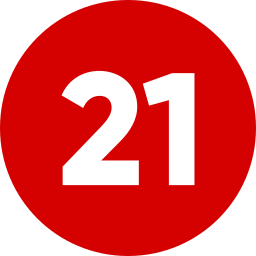 número 21 Ícone