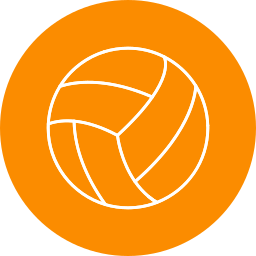 Volleyball ball icon