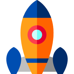 Rocket launch icon