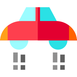 vliegende auto icoon