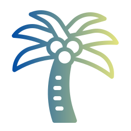 Coconut tree icon