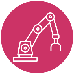 Robot arm icon