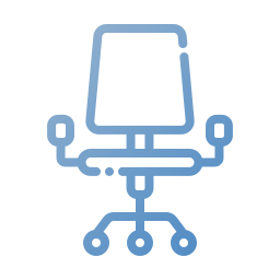 Desk chair icon