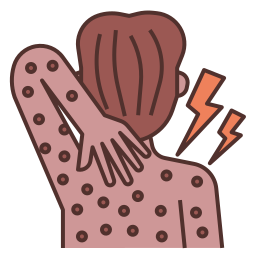 Muscle pain icon