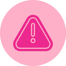 Danger sign icon