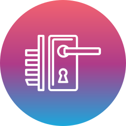 Door lock icon