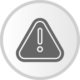 Danger sign icon