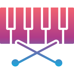 Фортепианная клавиатура иконка