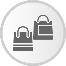 Shopping bags icon