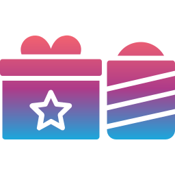 scatole regalo icona