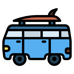 furgone da surf icona