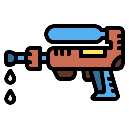 pistola de agua icono