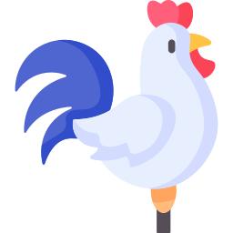 Gallic rooster icon