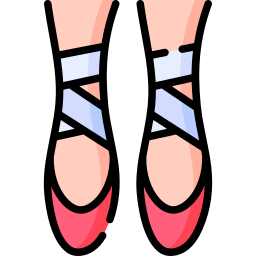 Ballet shoes icon