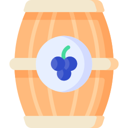 Wine barrel icon