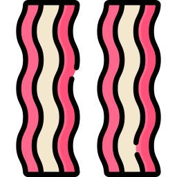 Bacon strips icon