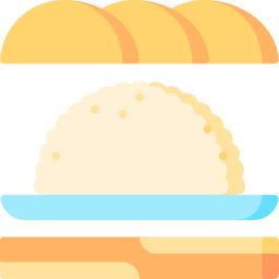 Mango sticky rice icon