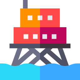 Offshore platform icon
