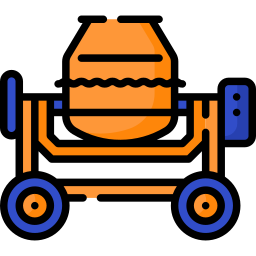 Concrete mixer icon