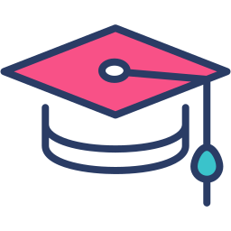 Graduate cap icon