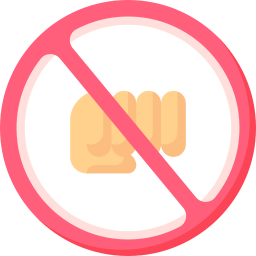 폭력 금지 icon