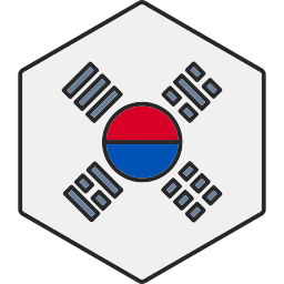 corea del sur icono