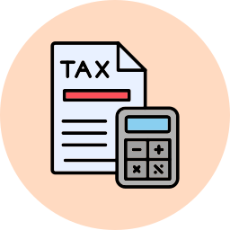 Tax calculate icon