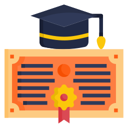 graduación icono