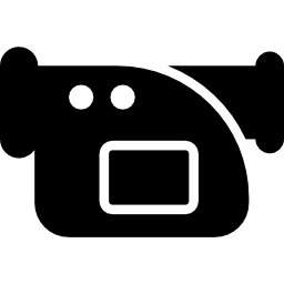 videocamera zijaanzicht icoon