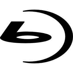 duże logo bluray ikona