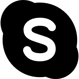 logotipo grande de skype icono