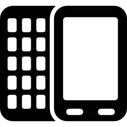 Phone with Keyboard icon