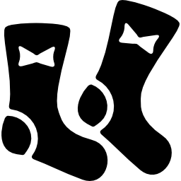 socken mit bändern icon