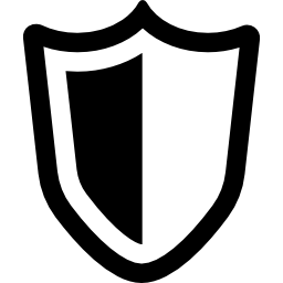 gran escudo de defensa icono