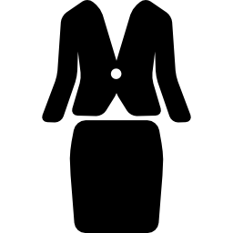 traje de mujer icono