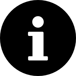情報丸いボタン icon