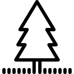 un pino icono